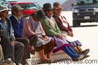 Our first sighting of the traditional Bolivian lady